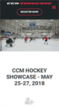 Mobile Screenshot of ccmhockeyshowcase.com